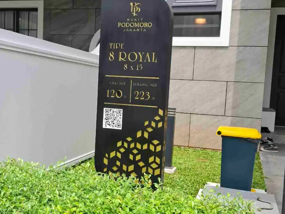 Rumah di Bukit Podomoro, Tipe Royal 8  3 Lantai, Harga 6,6 M