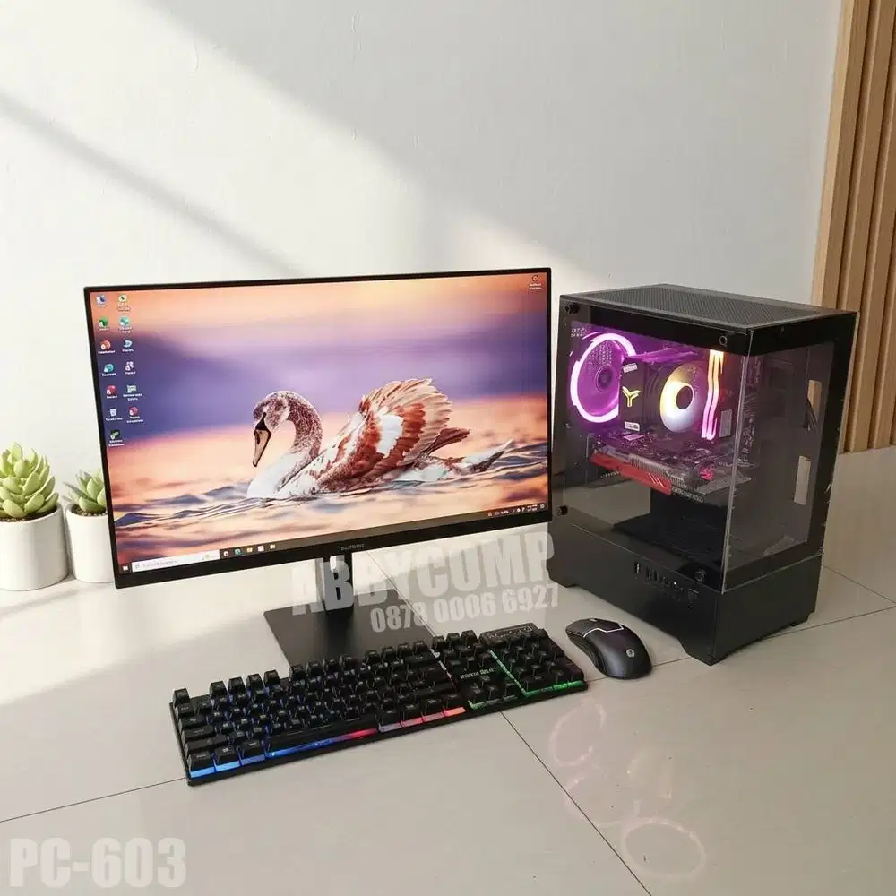 PC Gaming Core i5 7400 siap Game Desain Edit Render