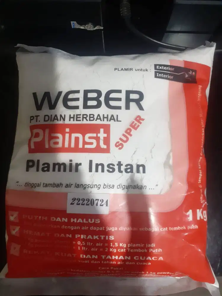 SEDIA PLAMIR INSTAN PRODUK WEBER 1KG