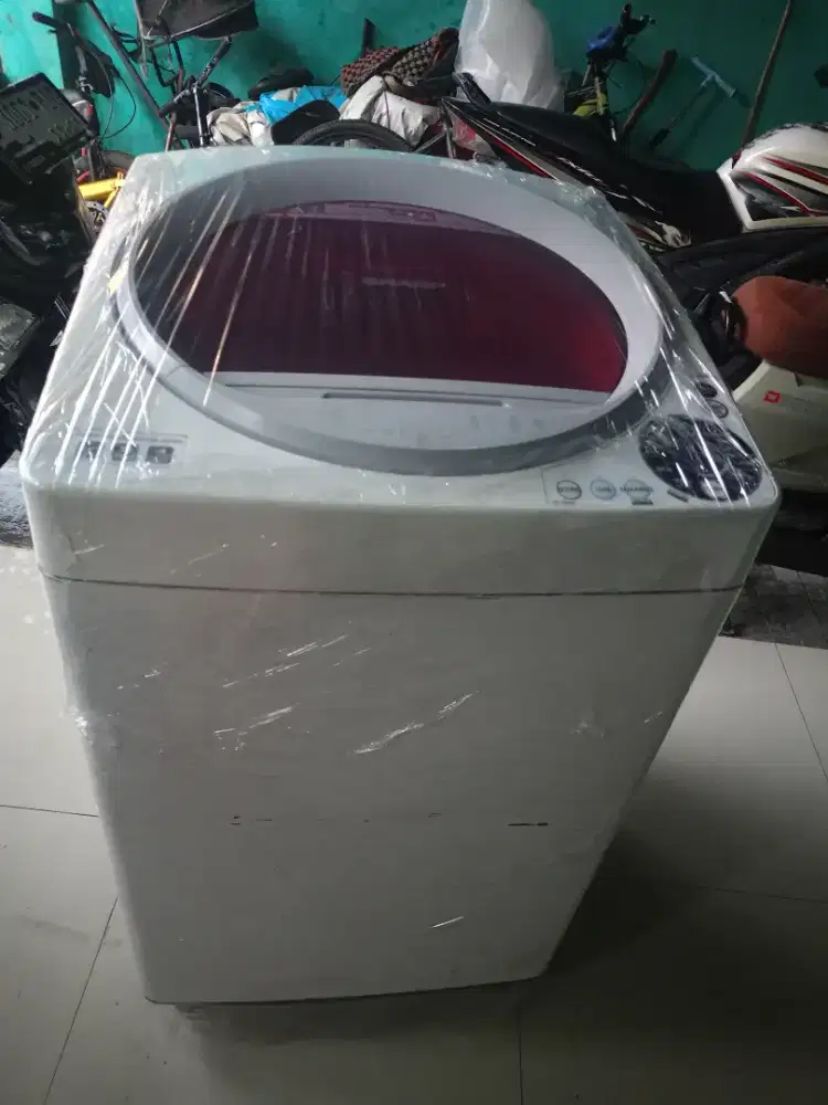 Mesin cuci 1 tabung otomatis mulussss siap pakai masih digital lengkap