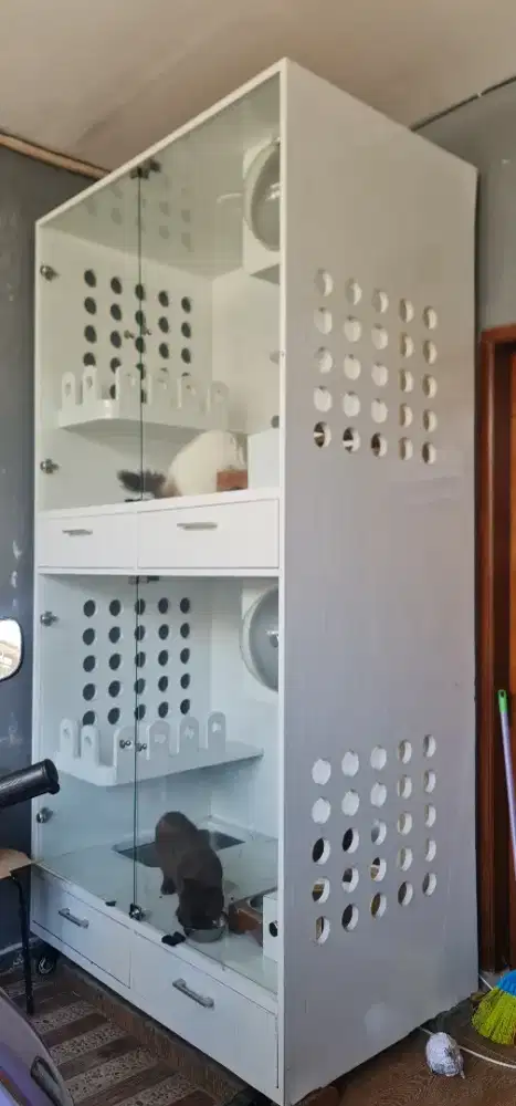 Kandang kucing premium HPL tebal ukuran Jumbo