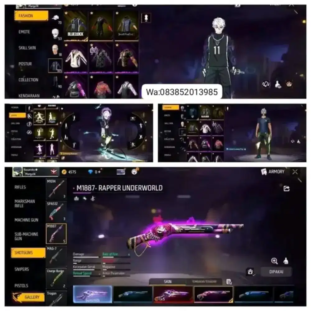 Jual akun Ff murah dan aman