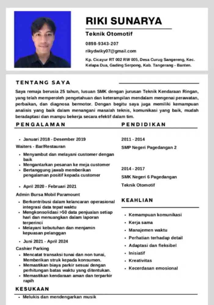 Cari pekerjaan fulltime