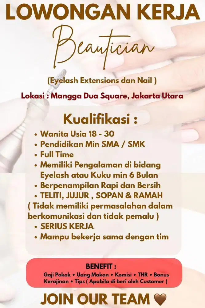 Beautician (Nailist & Eyelash)