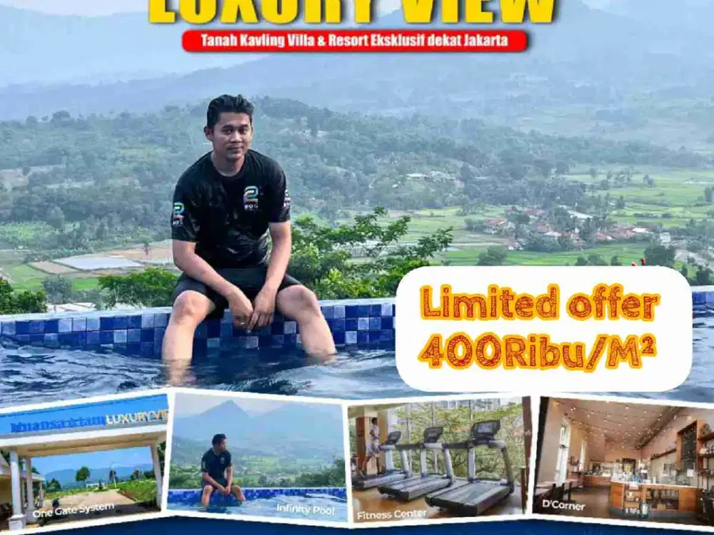 JUAL CEPAT TANAH KAVLING  NUANSA ALAM LUXURY VIEW BOGOR TIMUR