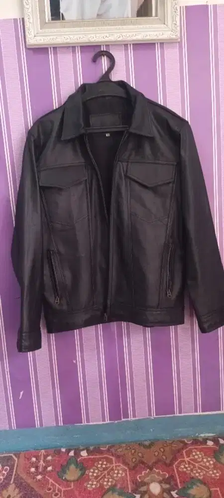 Jaket kulit domba garut asli