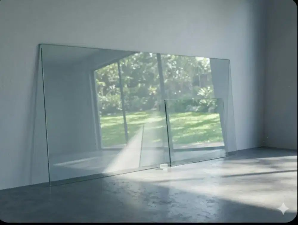 Kaca bening besar Murah