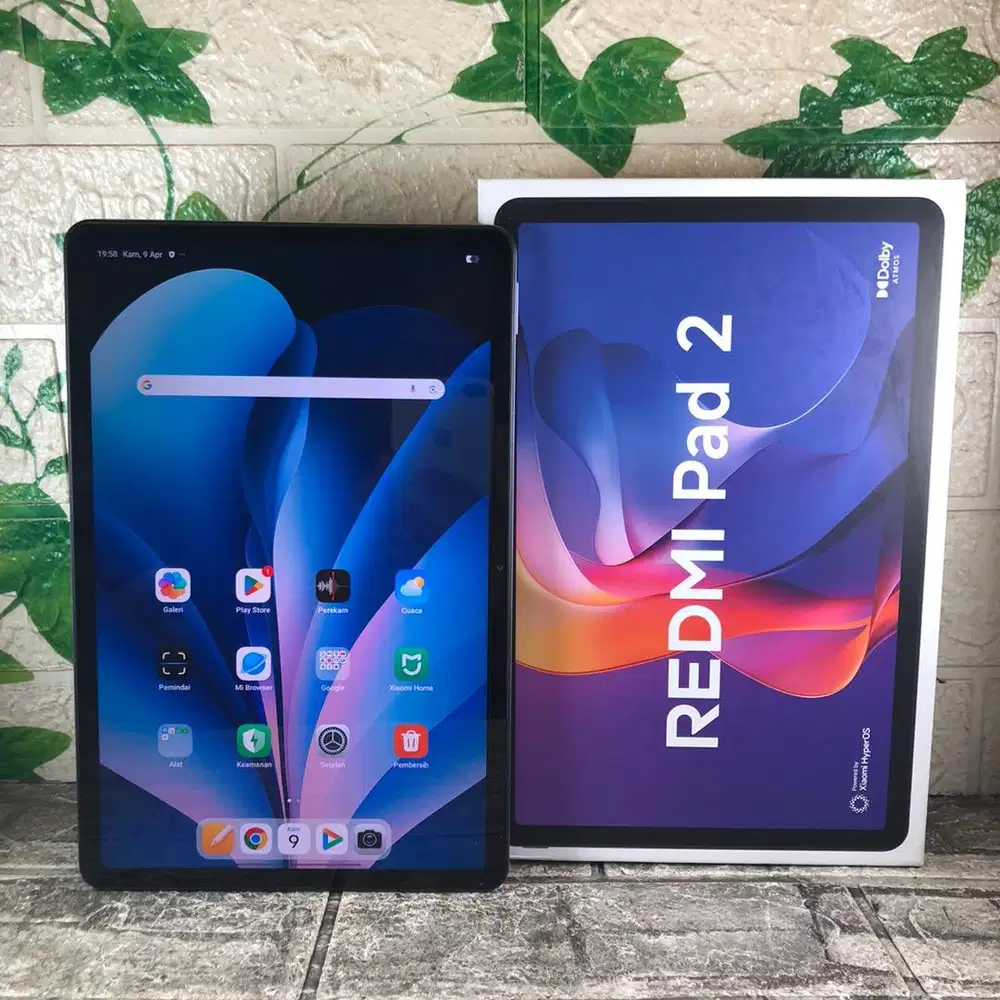 Xiaomi redmi pad 2 ram 4/128 Gb lengkap wifi only