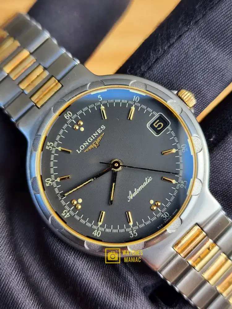 Jam Tangan Rare Original Longines Conquest Las Vegas Automatic Fullset