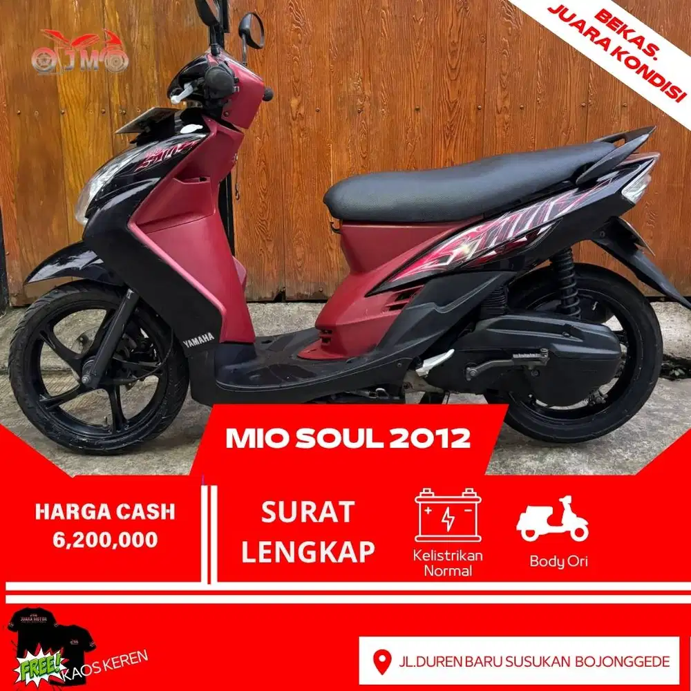 MIO SOUL 2012 SURAT LENGKAP MESIN HALUS FULL ORI SIAP PAKE NO KENDALA