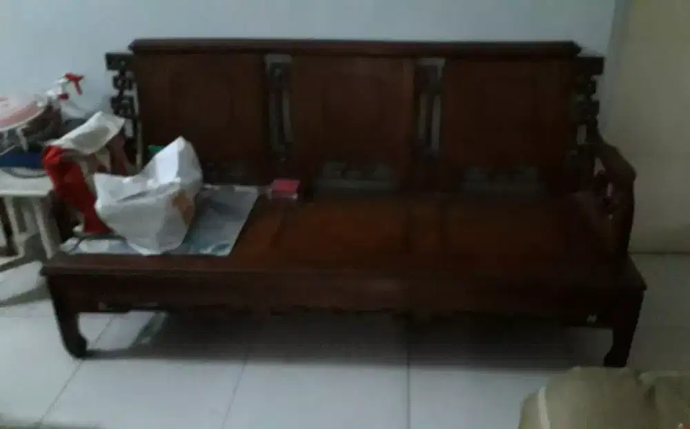 KURSI PANJANG KAYU 3 SIT