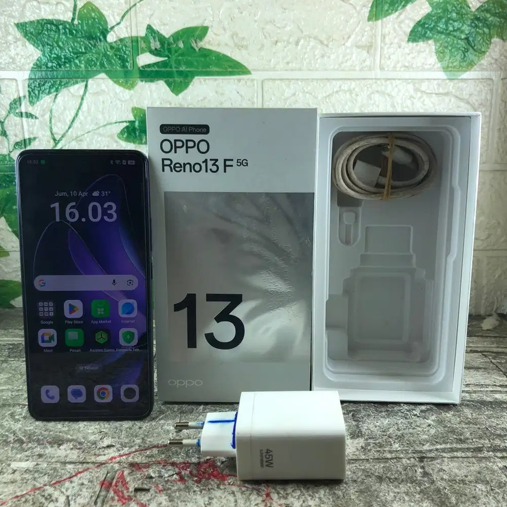Oppo Reno 13F 5g ram 12/256 GB Mulus