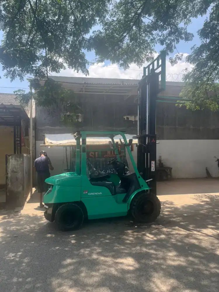 Forklift Mitsubishi 3 Ton,Manual,Tiang Fullfreelift,S4S,Tahun 2019