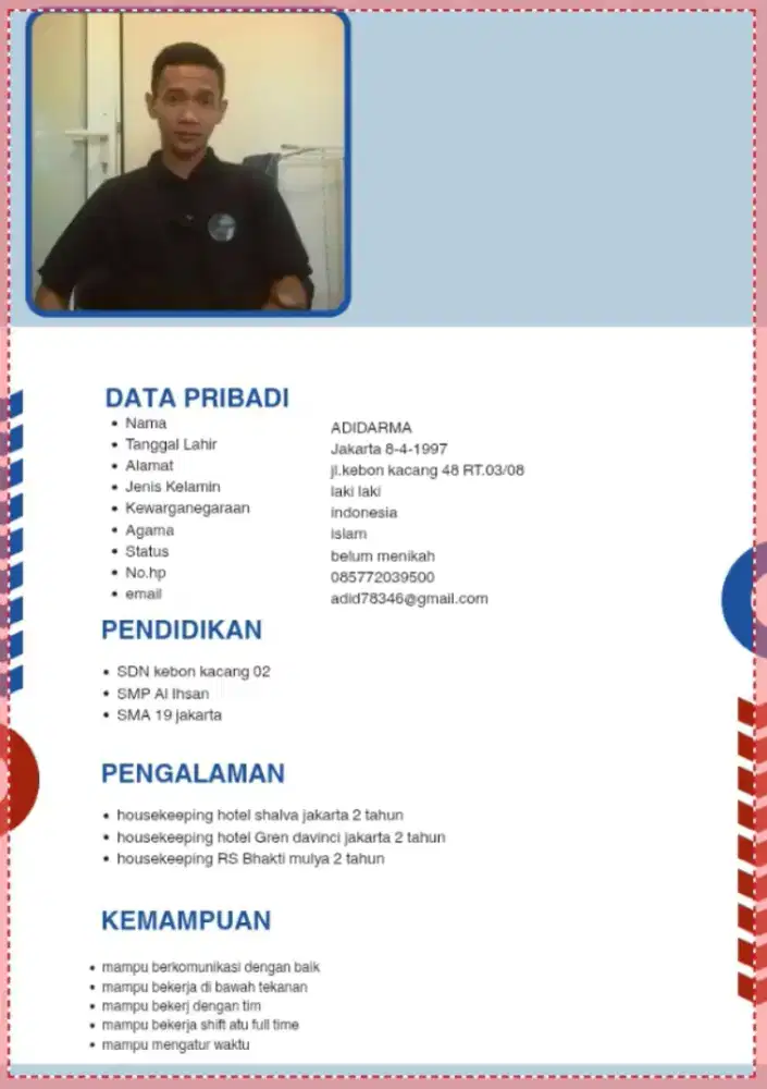 Cari lowongan housekeeping