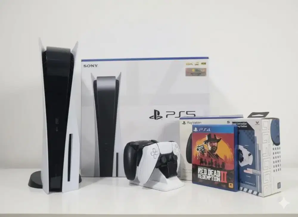 PS5 disc edition - like new, jarang di pakai + bonus game digital