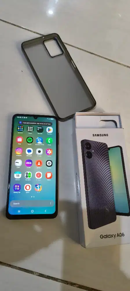 Dijual Samsung A06 second mulus rasa baru