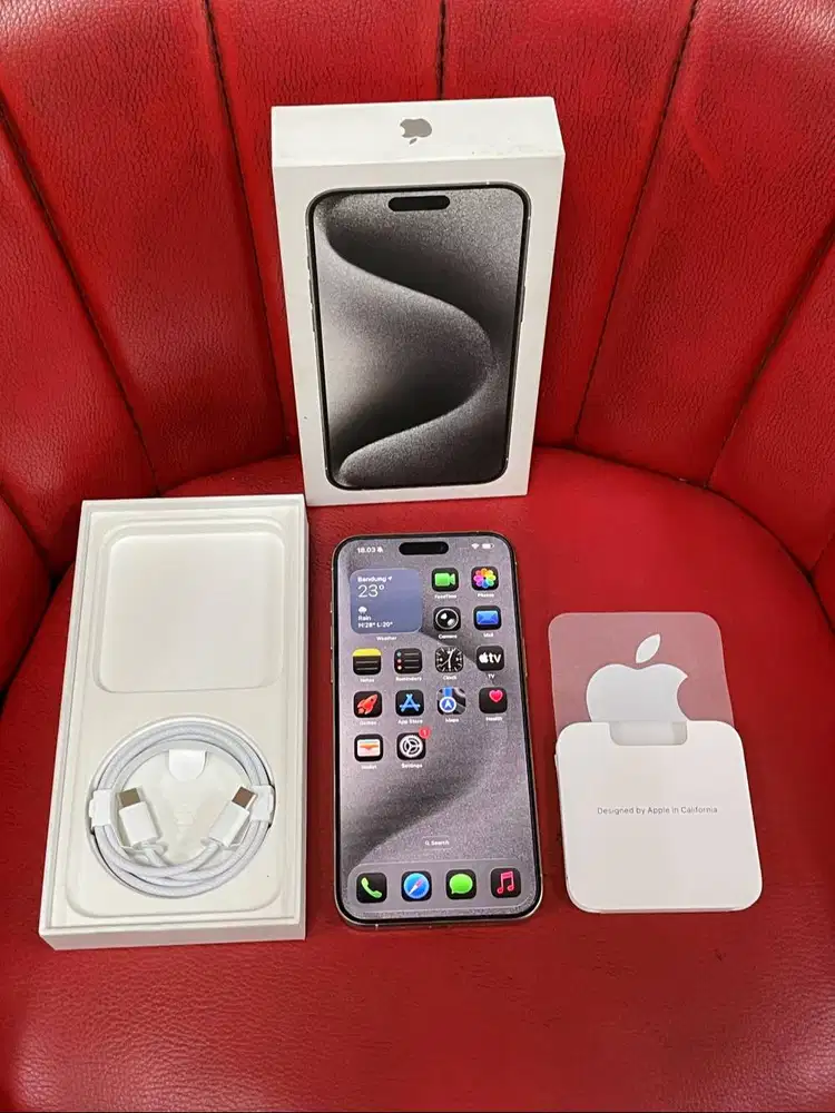 iPhone 15 Pro Max 512gb Ex iBox PA/A White Titanium Fullset ORI