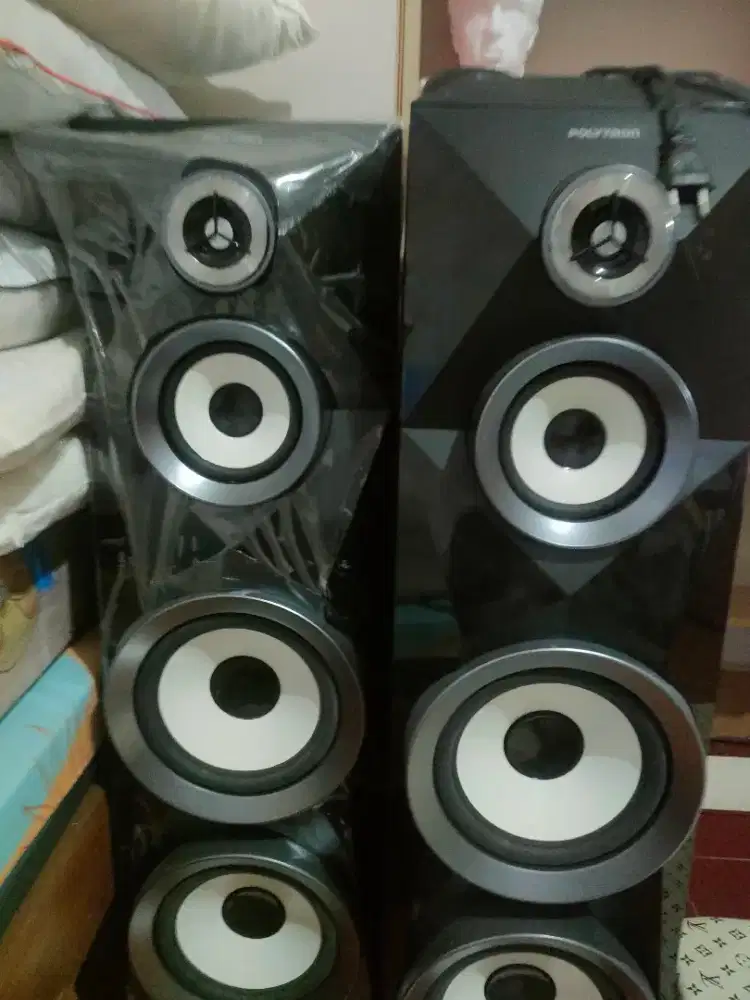 Speaker aktif mp3 dua set speaker stereo