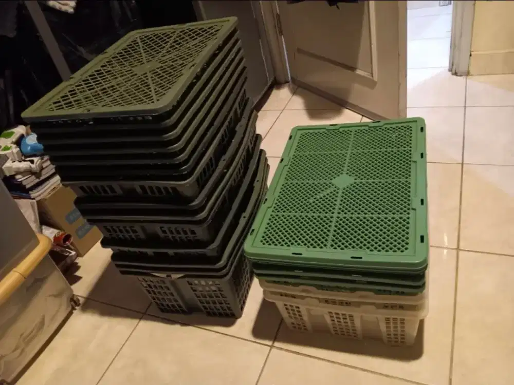 Keranjang bekas buah tebal serbaguna