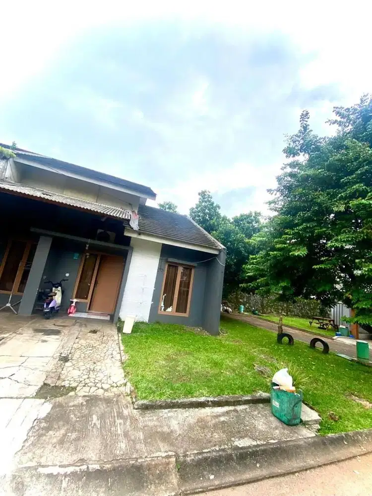 DIJUAL BU RUMAH LAHAN LUAS DAN ASRI SERPONG GARDEN 1 CISAUK