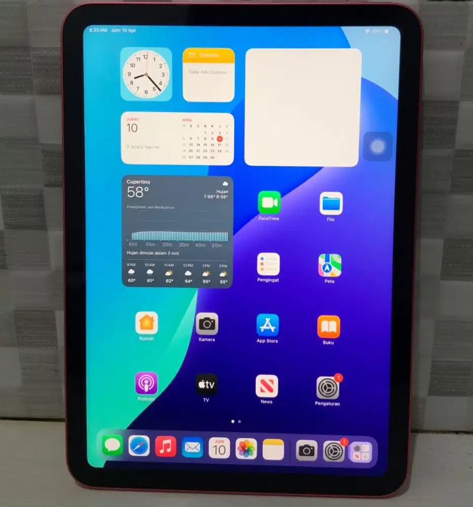 iPad Generasi 10 Pink 64GB Wifi Only iBox