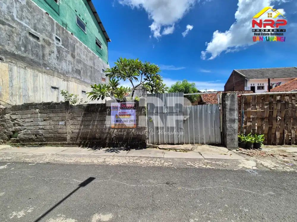Dijual Tanah siap bangun, lokasi premium dekat Jl. Kepiting, Tukangkayu  Banyuwangi