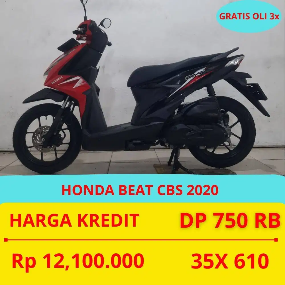 PROMO SUKSES MOTOR BEAT CBS 2020 DP MURAH 750 RIBU GUYS