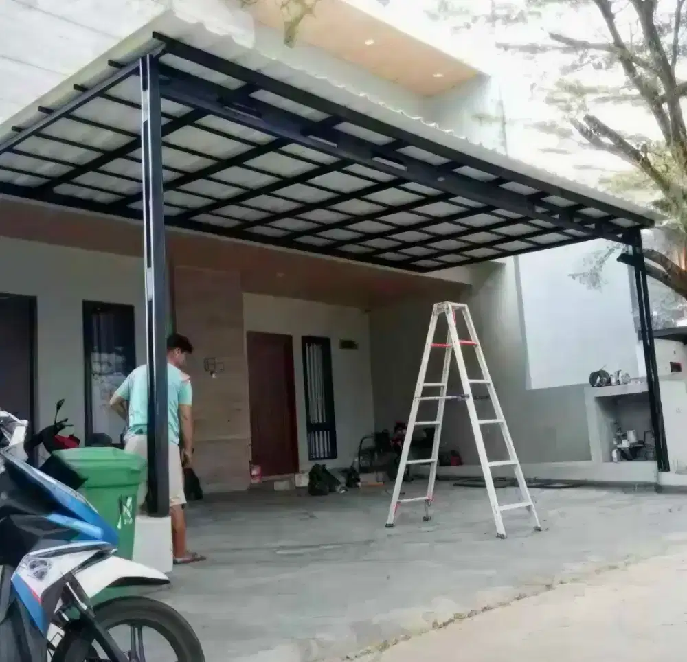 Jasa pasang kanopi baja ringan