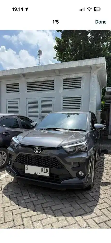 Raize Tipe G 1.2 2023 Grey Metalic