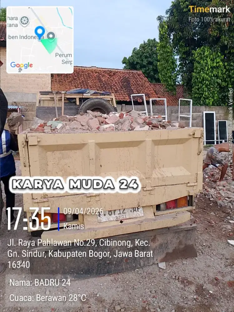 Jasa angkut puing dan tanah