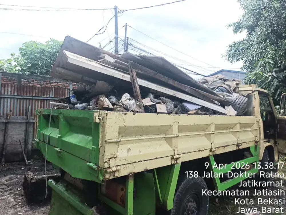 Jasa buang puing dan angkut sampah proyek
