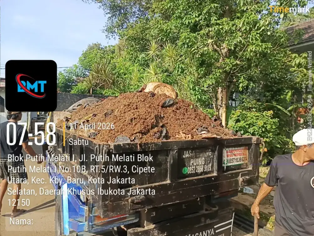 Jasa buang puing dan buang tanah galian