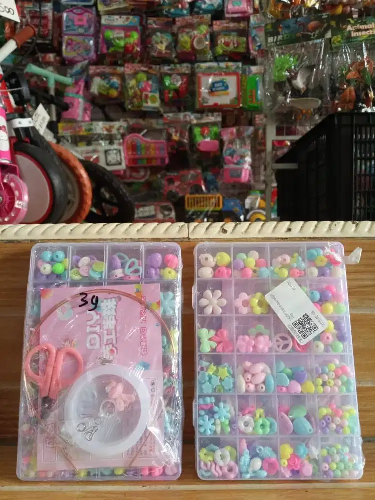 mainan anak manik manik box besarr