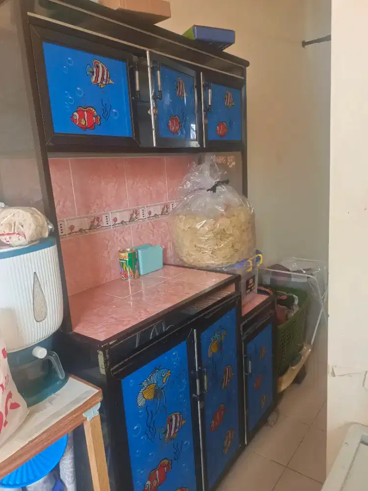 Rak piring 3 pintu second