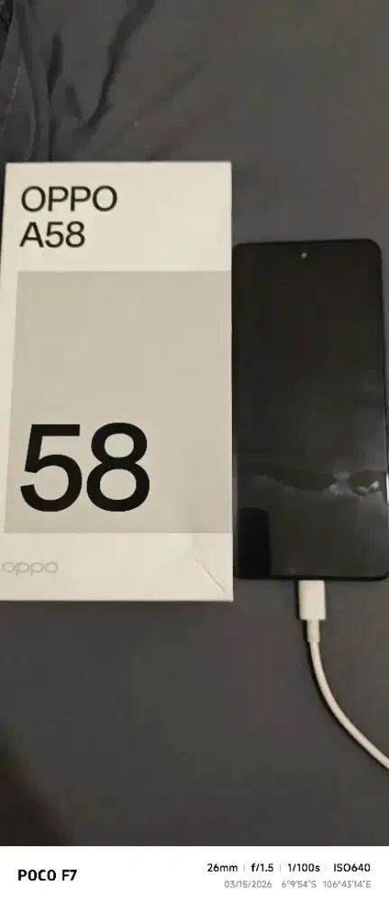 Dijual cepat Oppo A58 second