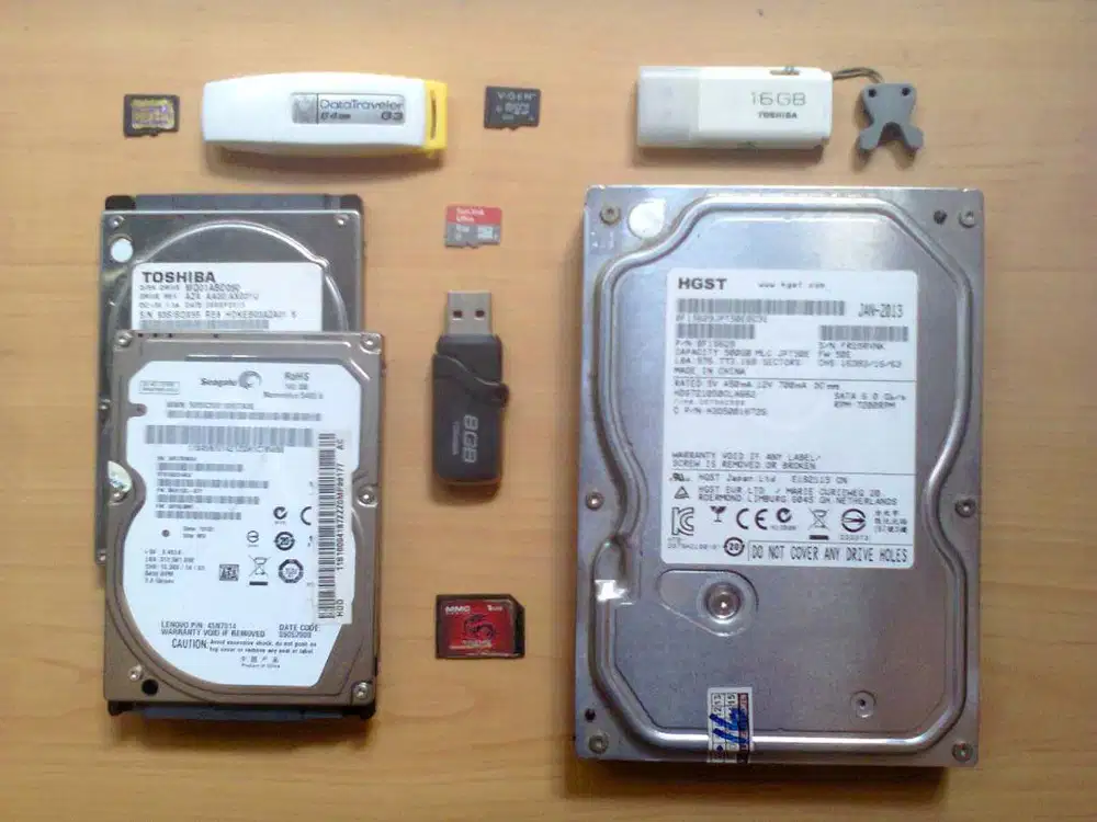 Hardisk internal dan hardisk eksternal data hilang