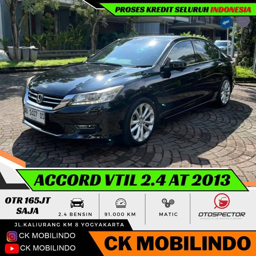 Honda Accord Vtil Matic 2013 AB Tgn1 ISTIMEWA DP Minim Camry