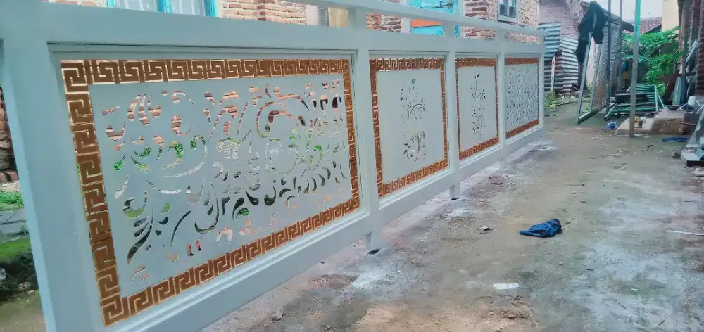 Pagar cutting laser besi