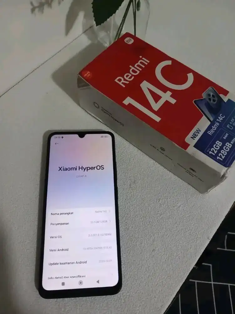 Redmi 14c ram 6+6/128 nfc pulset