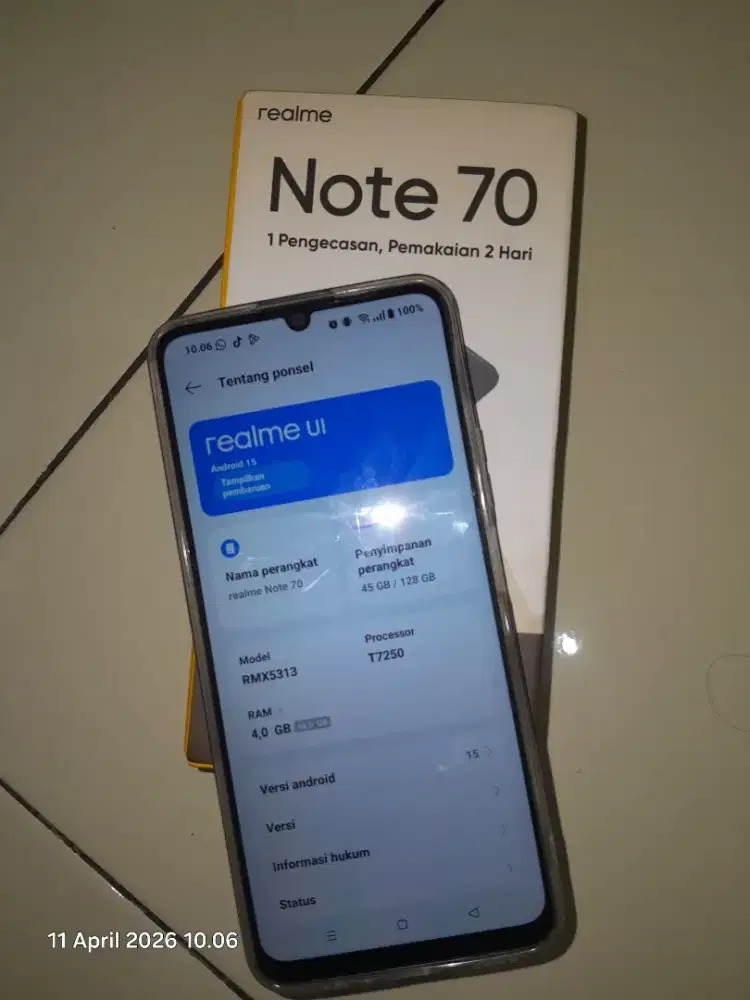 Realme note 70 4/128