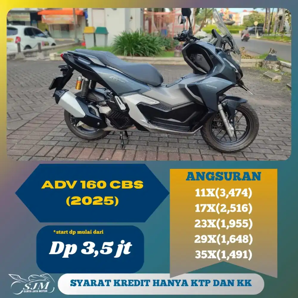 HONDA ADV 160 CBS 2025 CASH & KREDIT