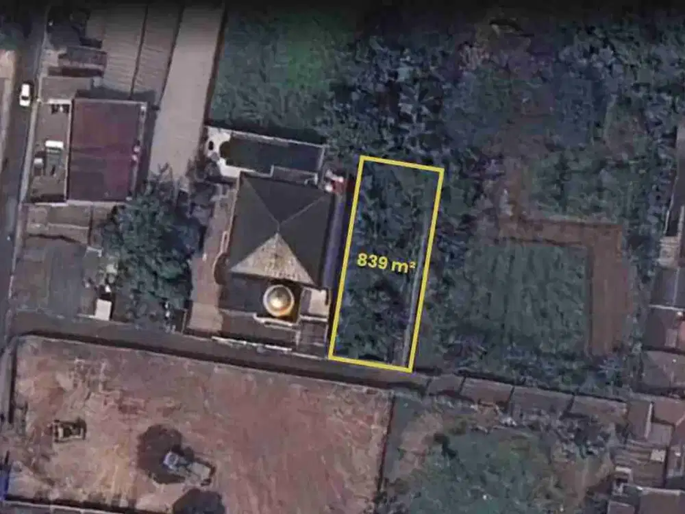 Tanah di Villa Melati Mas Luas 839m