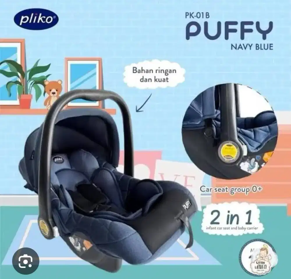 CARSEAT BABY & INFANT Pliko Puffy 2in1 PK-01B