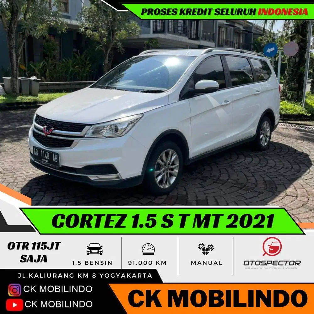 Wuling Cortez S T Manual 2021 AB Tgn1 MURAH DP Minim Ertiga