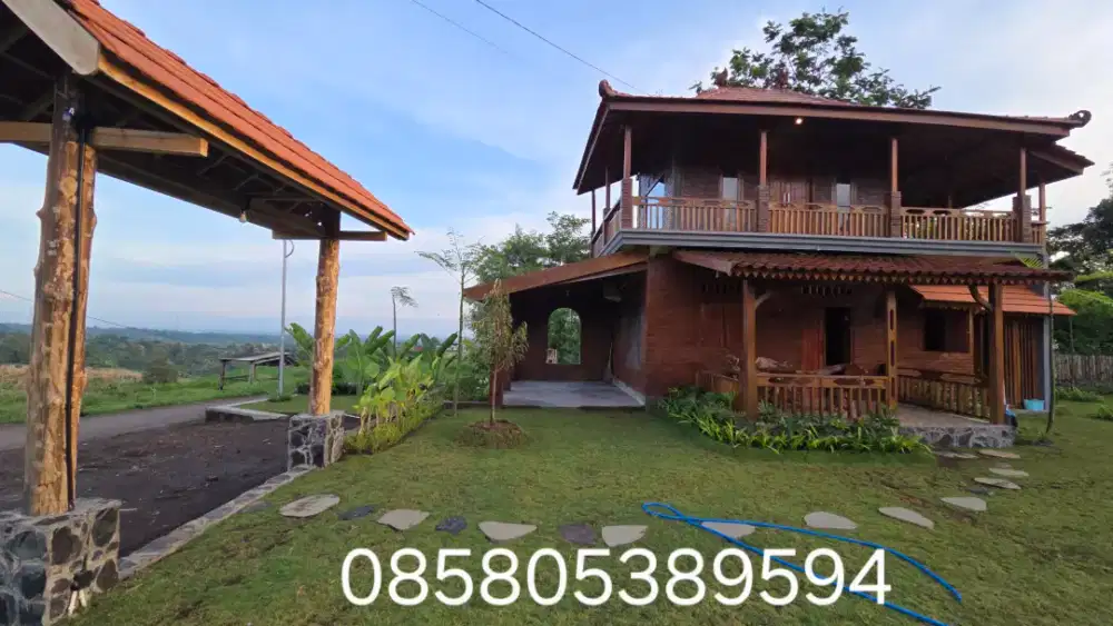 Dijual Villa & Rumah Kayu Trawas