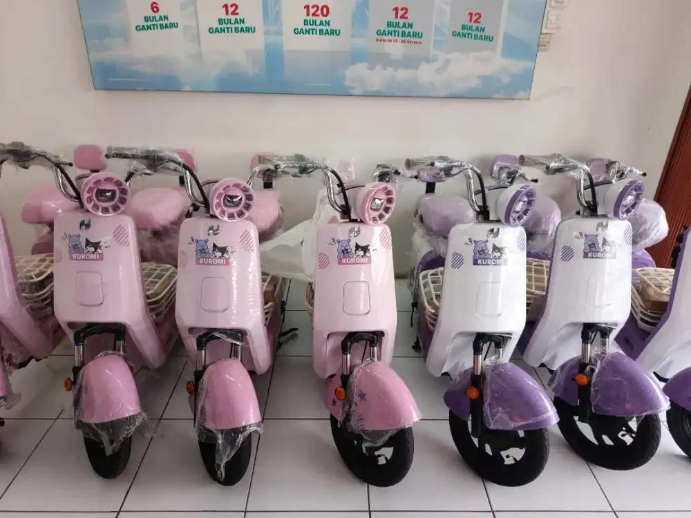 SEPEDA LISTRIK NUV F1 KUROMI