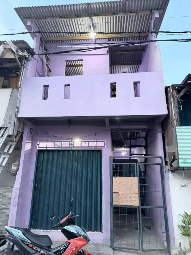 Jual murah rumah bekas kontrakan 3 kamar dan 1 ruko, 2 kamar mandi