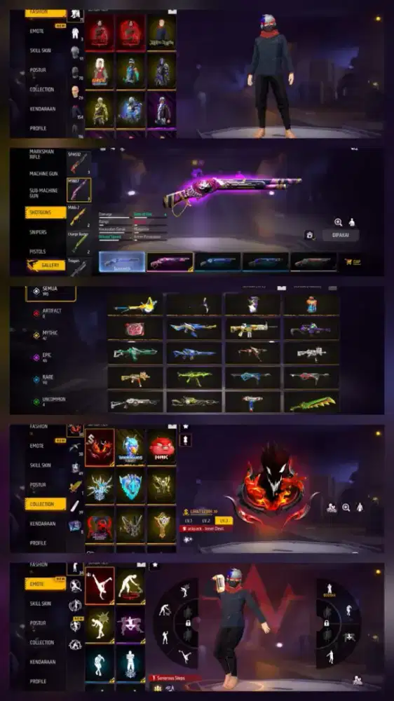 JUAL AKUN FF MURAH MERIAH YG MINAT LANSUNG INBOX AJA