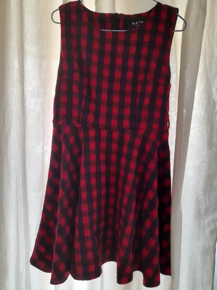 Dress bahan flanel
