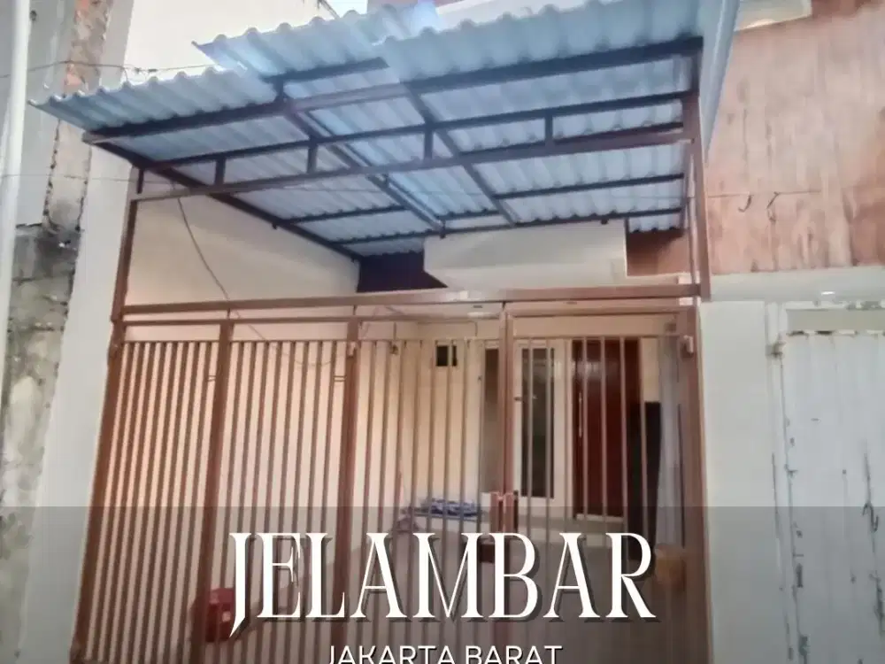 DIJUAL MURAH RUMAH 2 LANTAI SIAP HUNI DI JELAMBAR JAKARTA BARAT